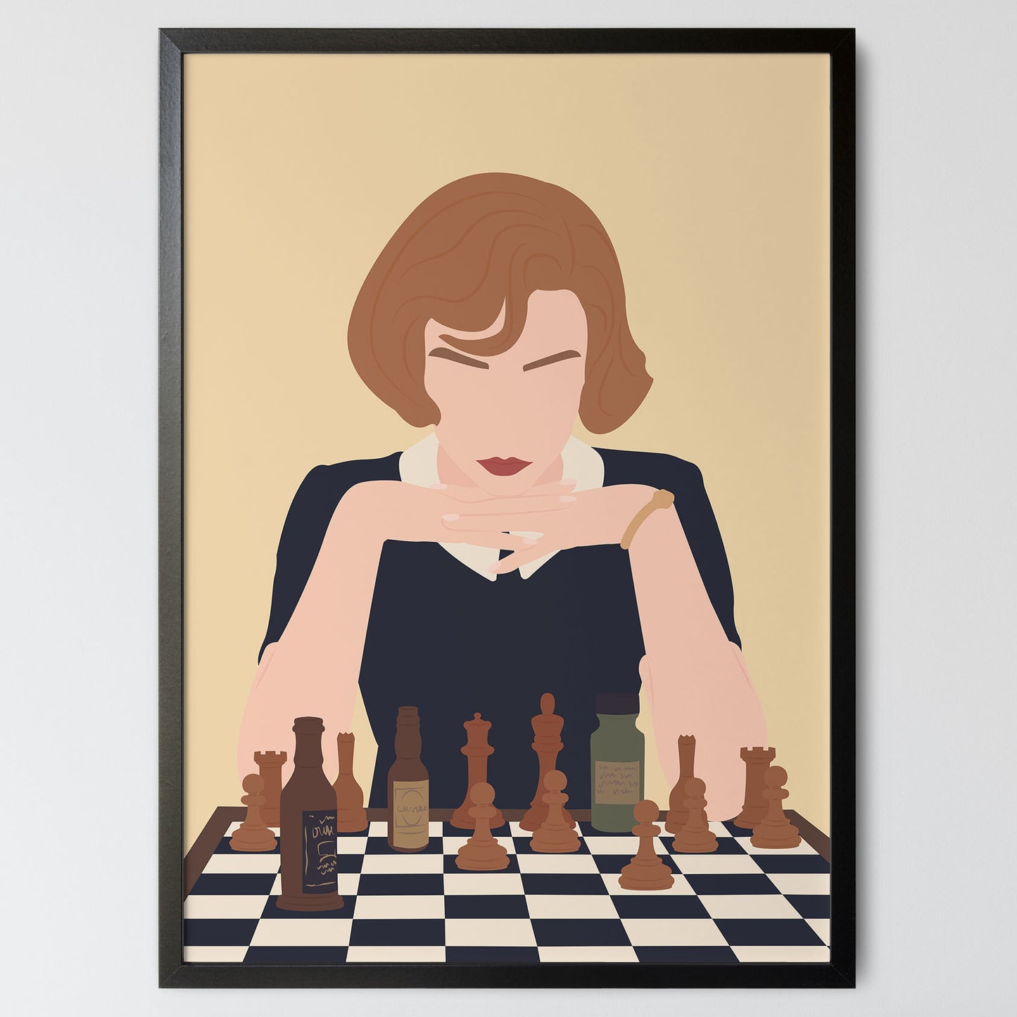 Beth Harmon - The Queens Gambit Poster