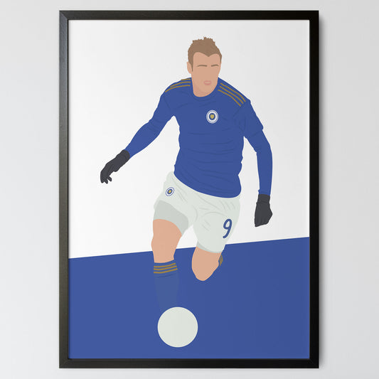 Jamie Vardy - Leicester City Poster