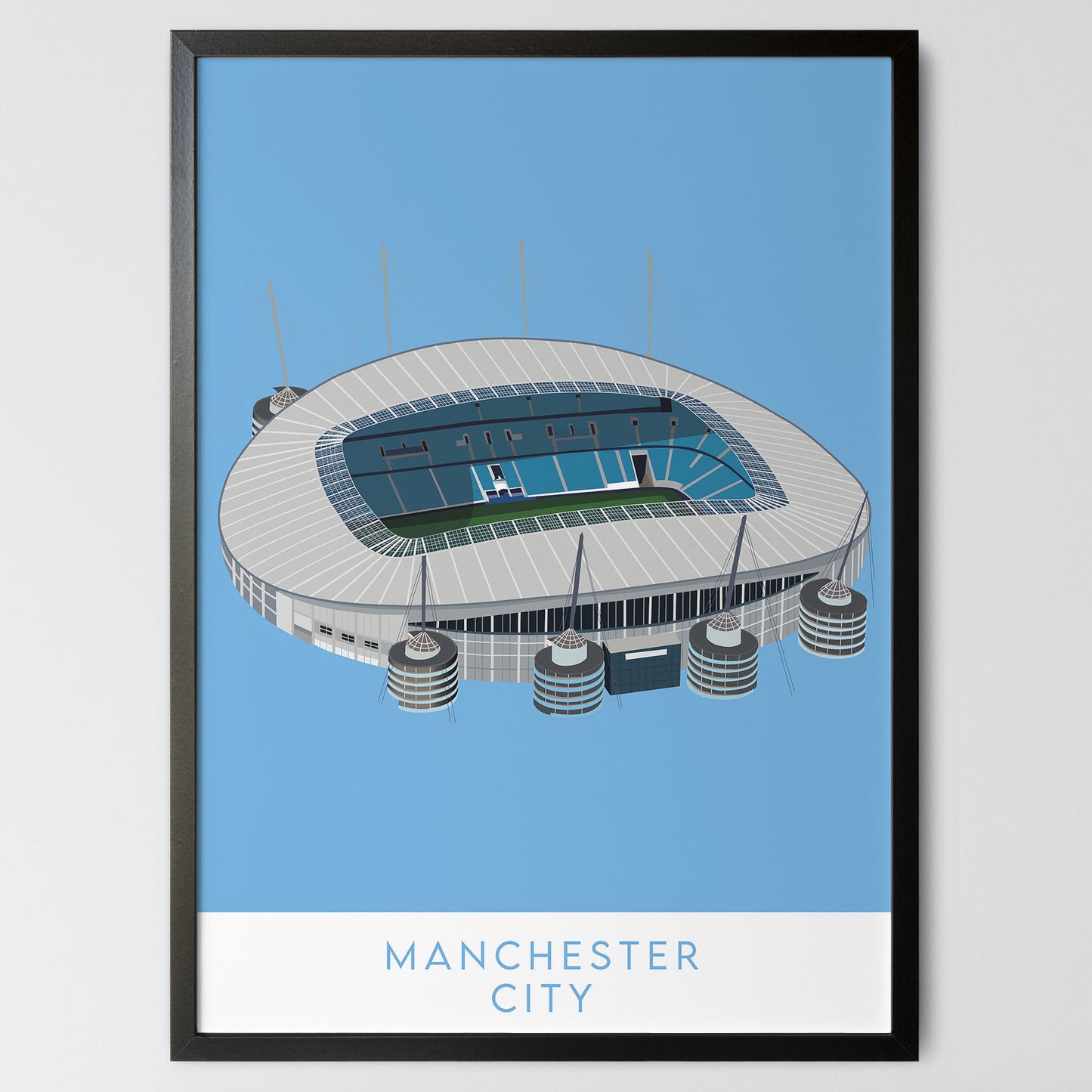 Etihad Stadium - Manchester City Poster