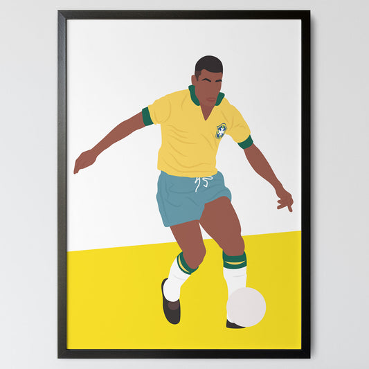 Pele Brazil Poster