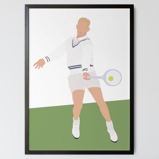 Rod Laver Tennis Poster