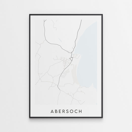 Abersoch Map Print