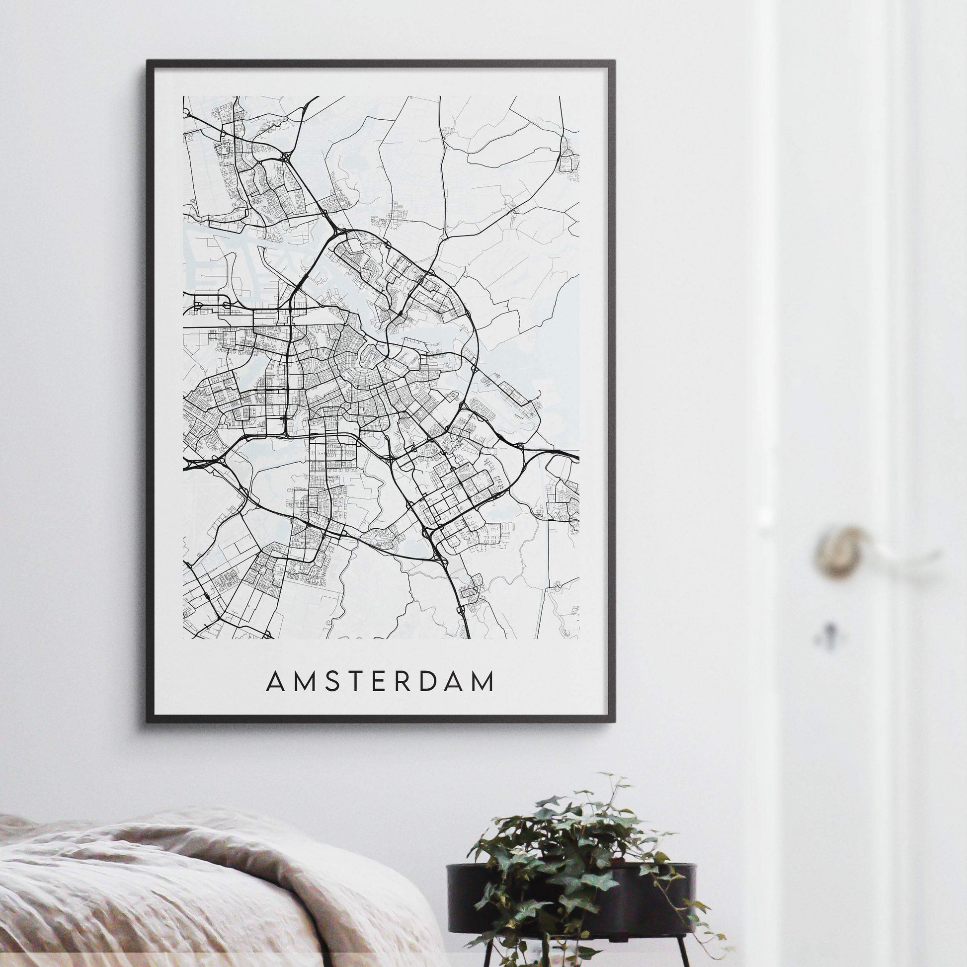 Amsterdam Map Print - Netherlands