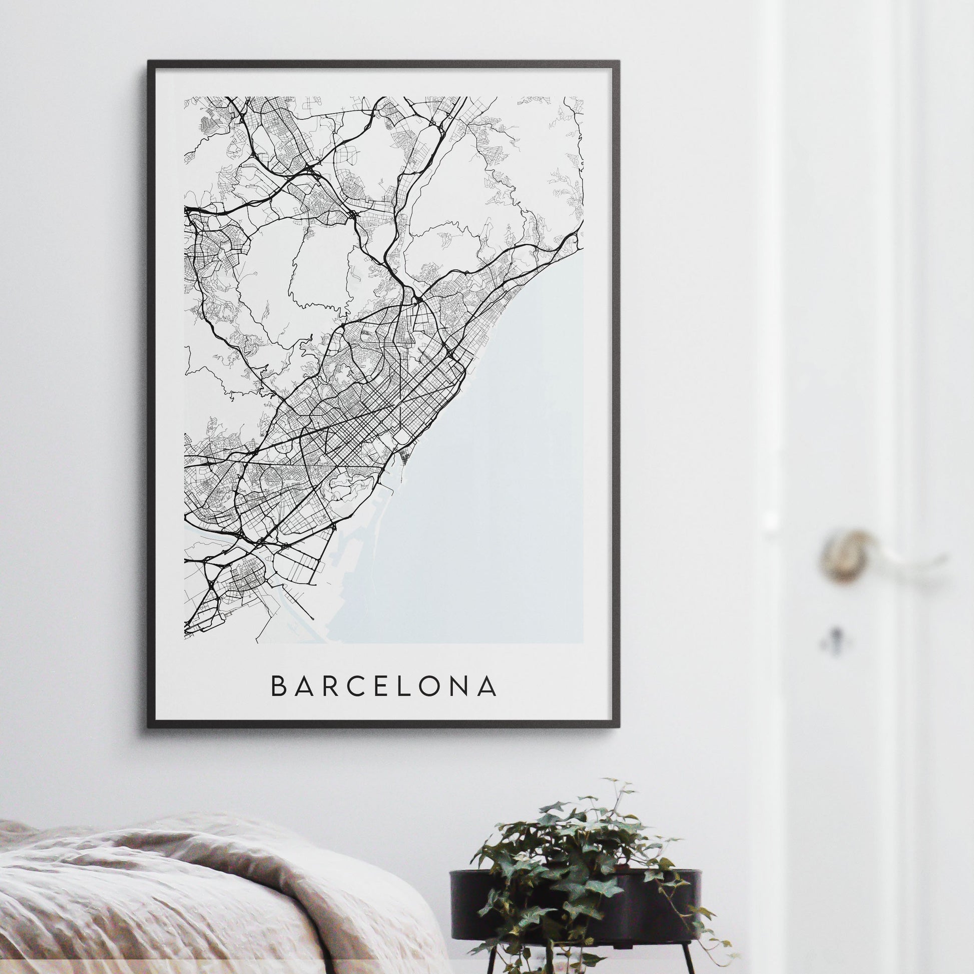 Barcelona Map Print - Spain