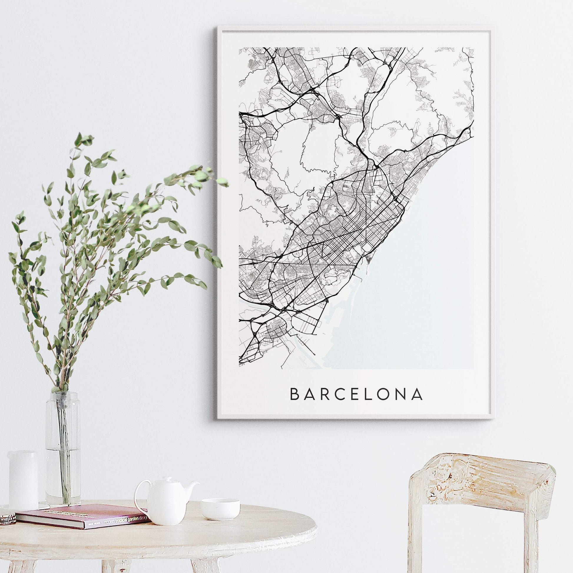 Barcelona Map Print - Spain