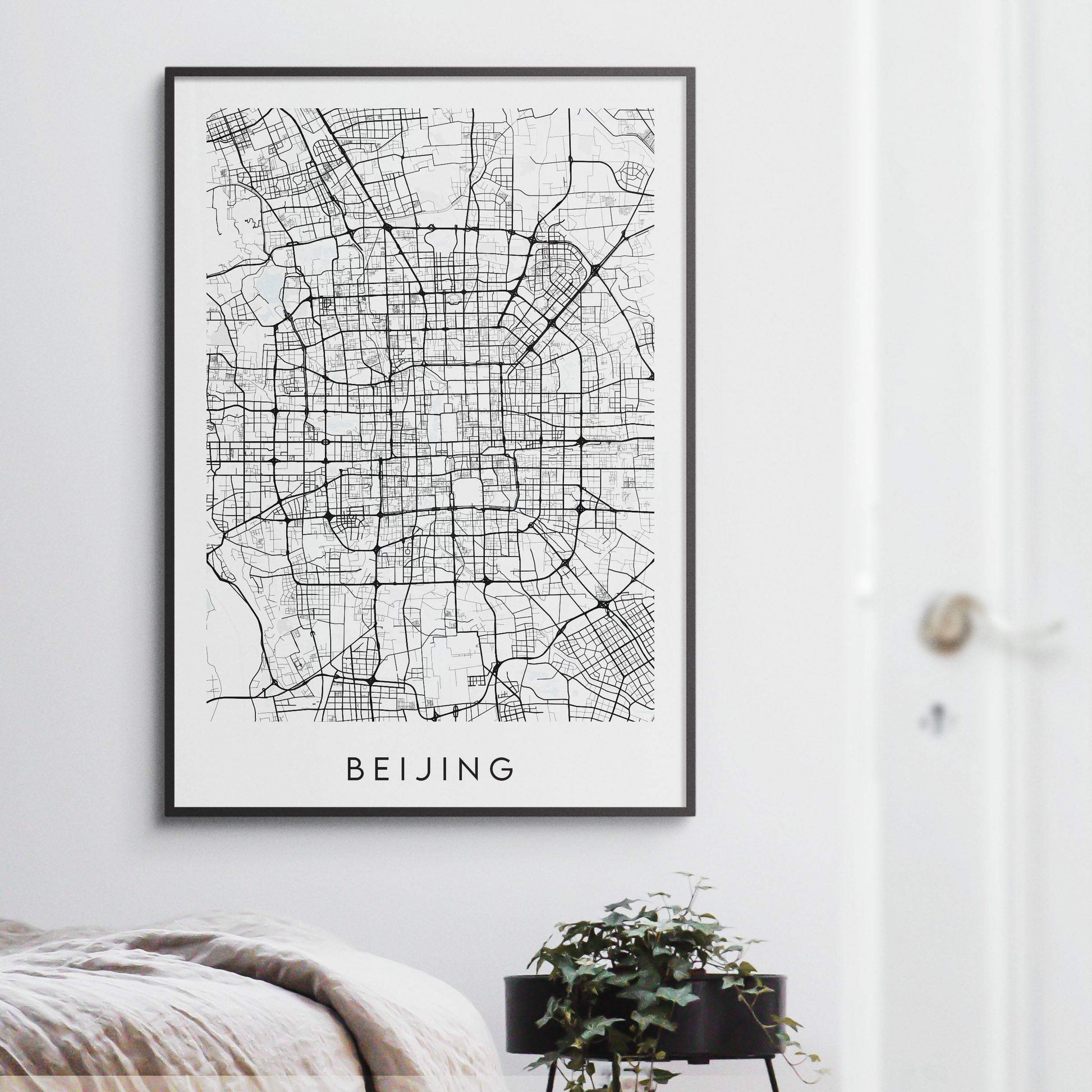 Beijing Map Print - China