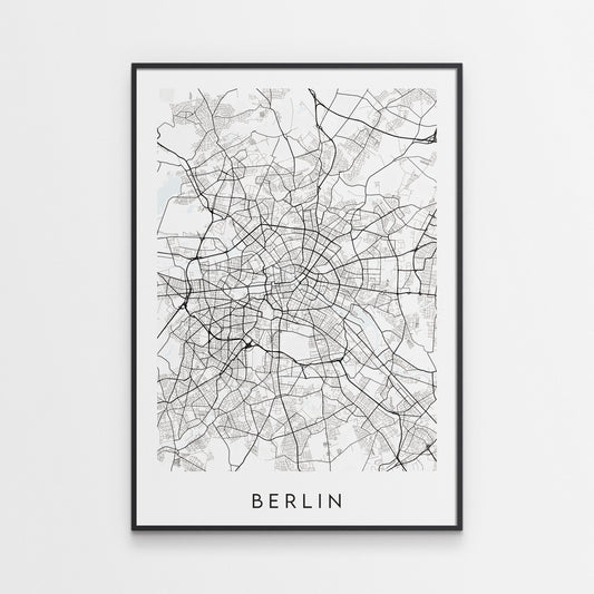 Berlin Map Print - Germany