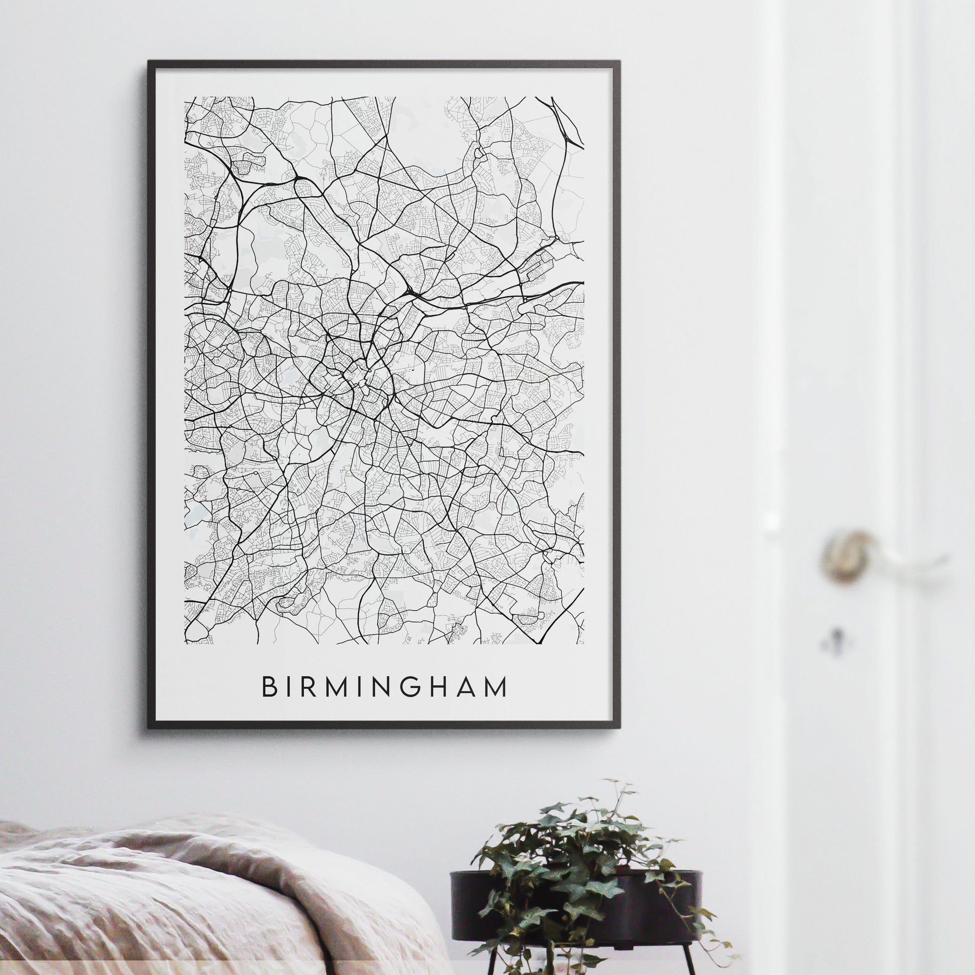 Birmingham Map Print