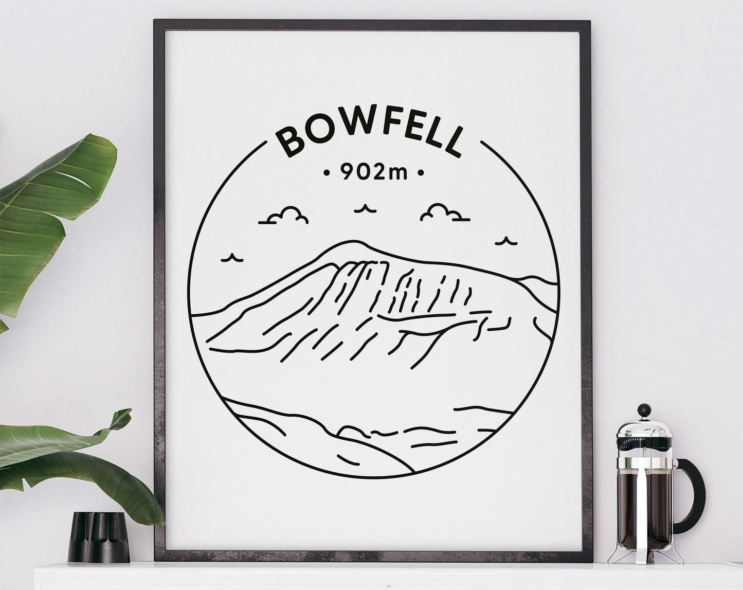 Bowfell Print - Cumbria, Lake District Poster