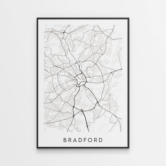 Bradford Map Print