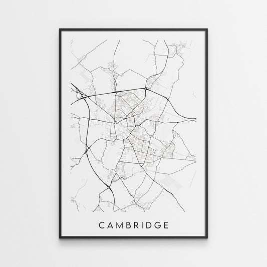 Cambridge Map Print