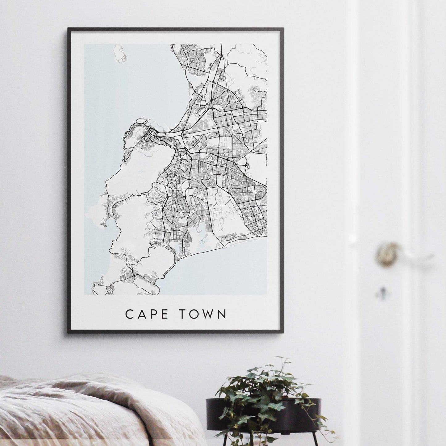Cape Town Map Print - South Africa