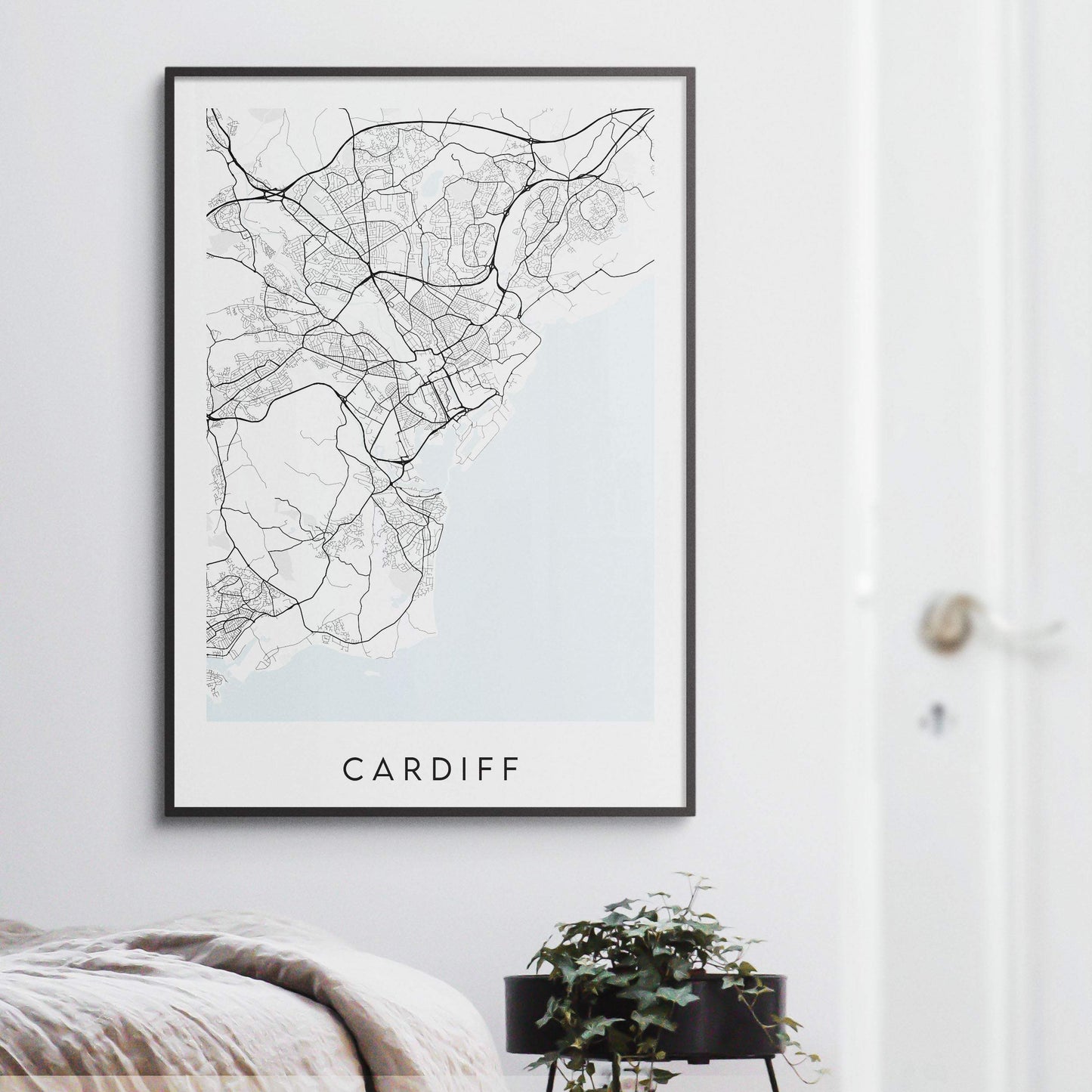 Cardiff Map Print - Wales