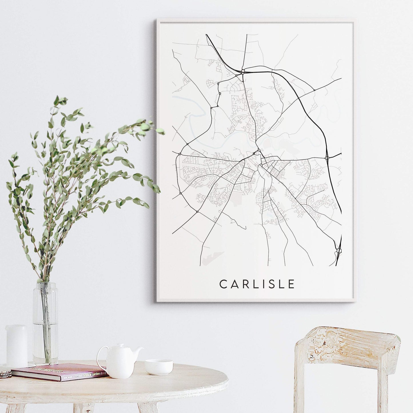 Carlisle Map Print