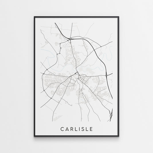 Carlisle Map Print