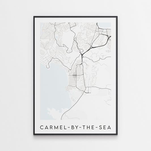 Carmel-by-the-Sea Map Print - California