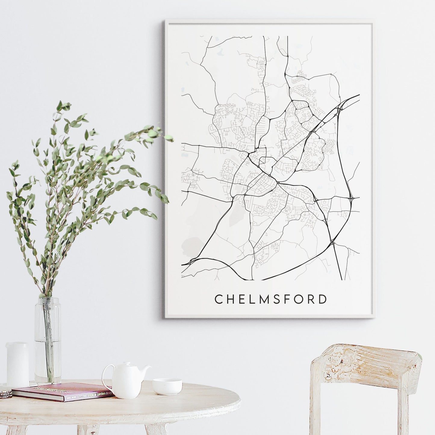 Chelmsford Map Print