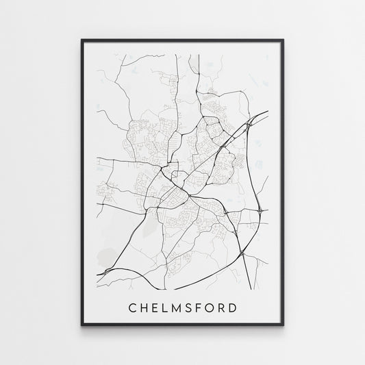 Chelmsford Map Print