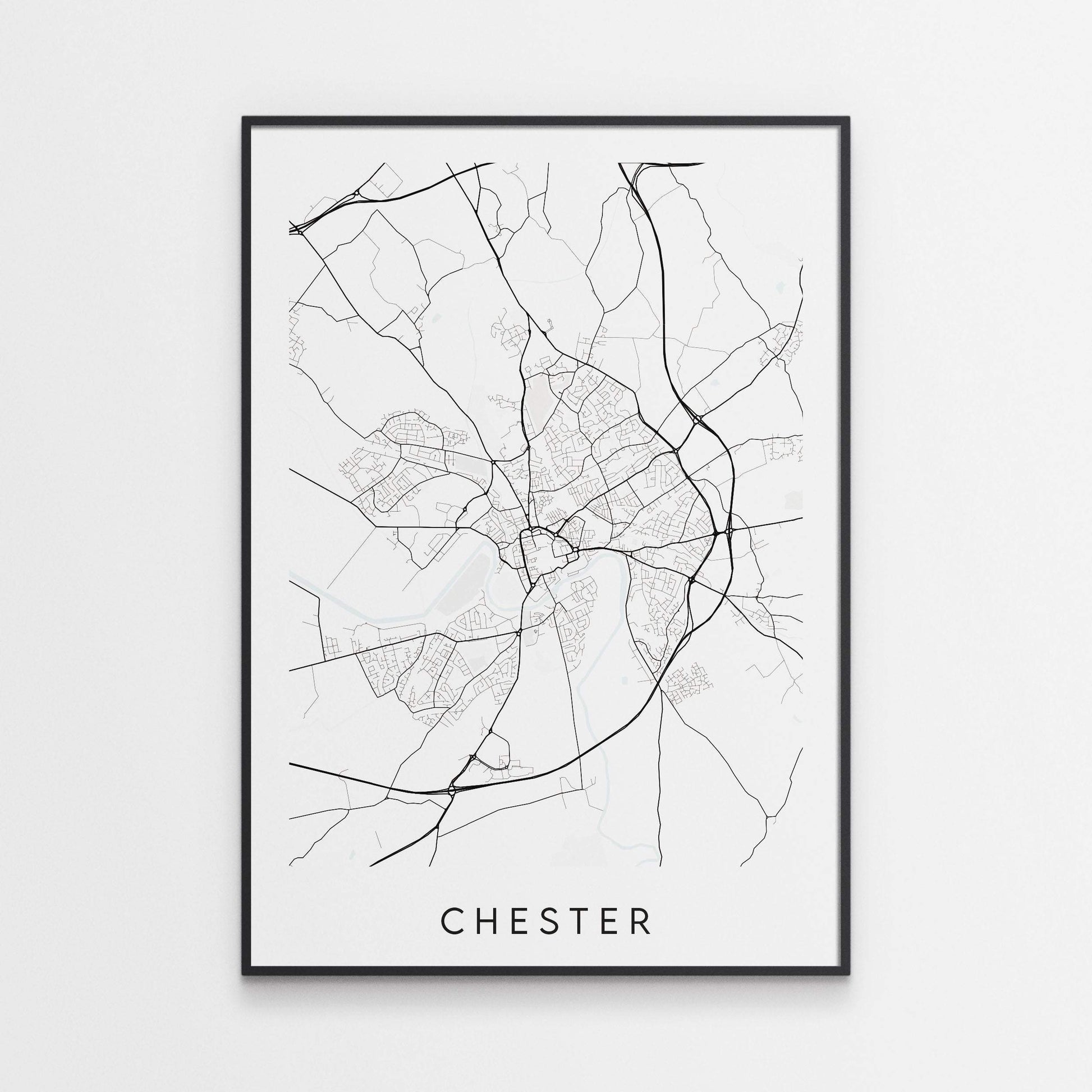 Chester Map Print
