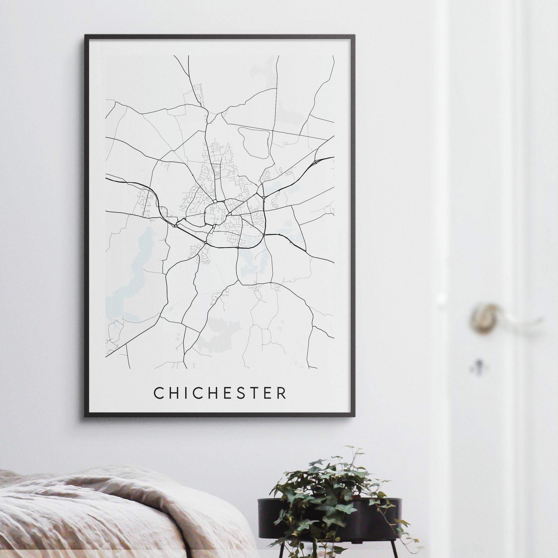 Chichester Map Print