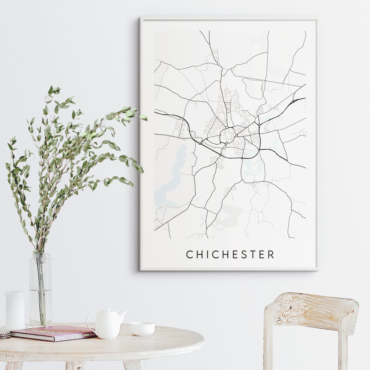 Chichester Map Print