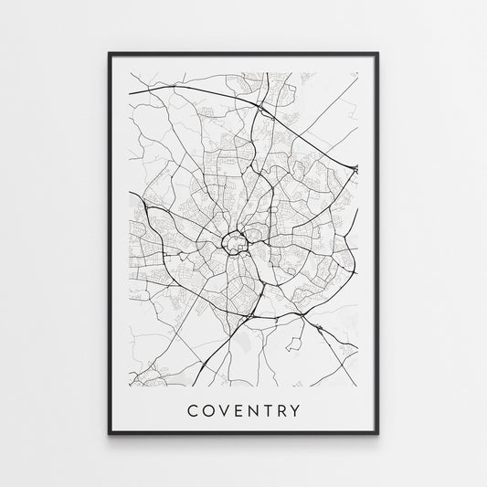 Coventry Map Print