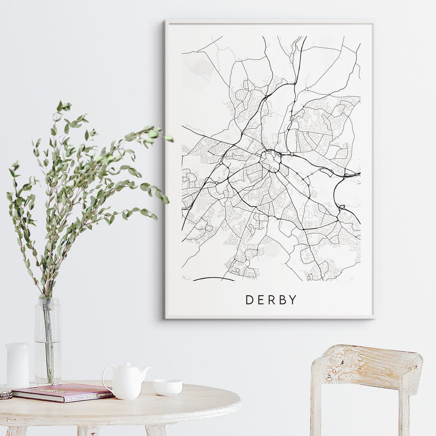 Derby Map Print
