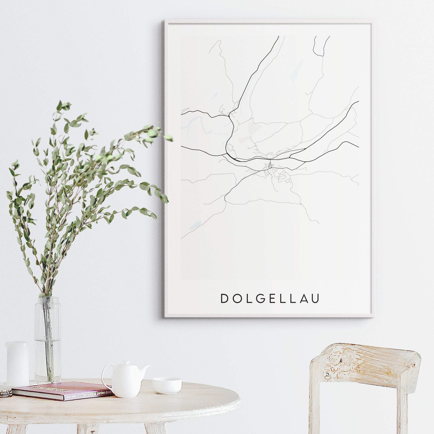 Dolgellau Map Print - Wales