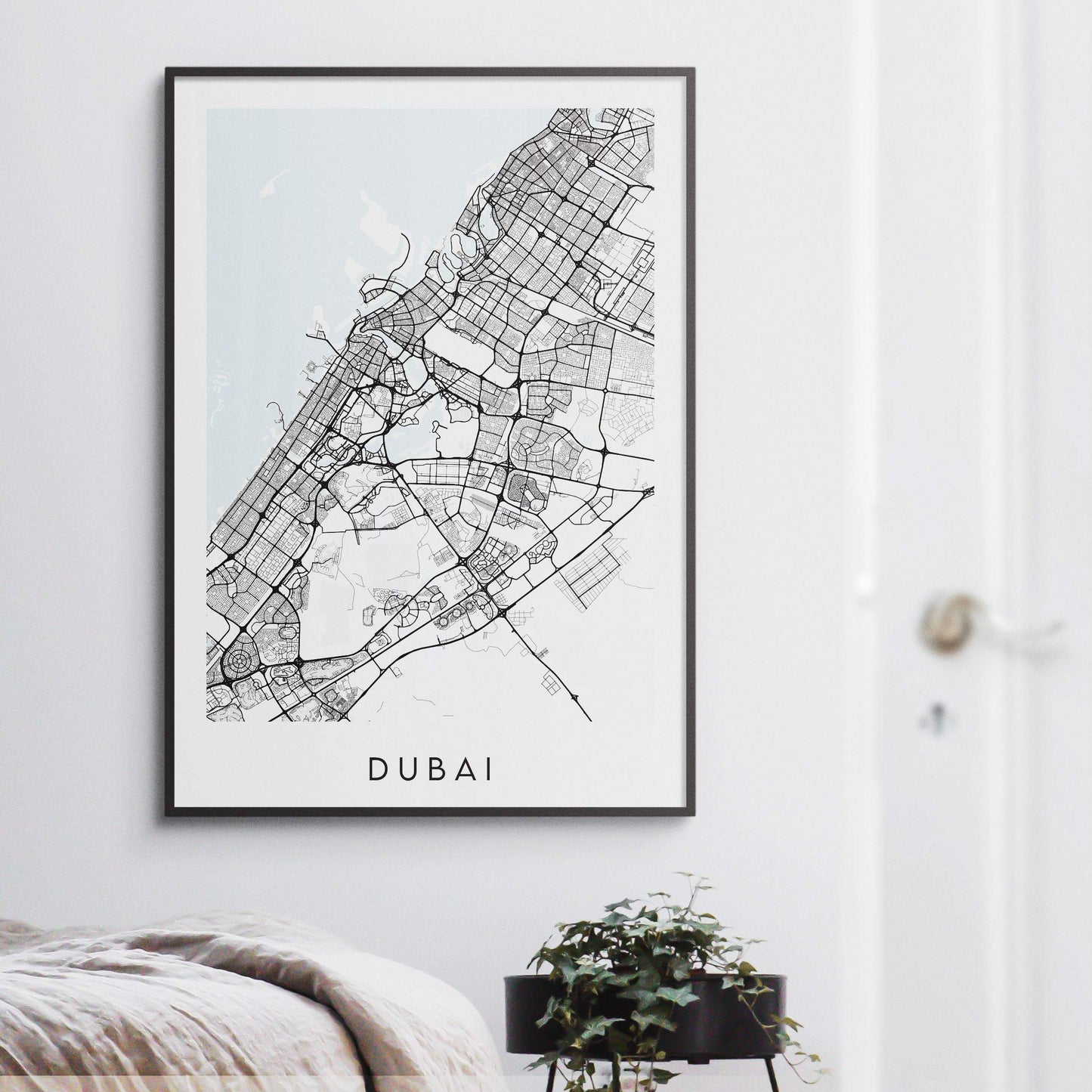 Dubai Map Print - United Arab Emirates