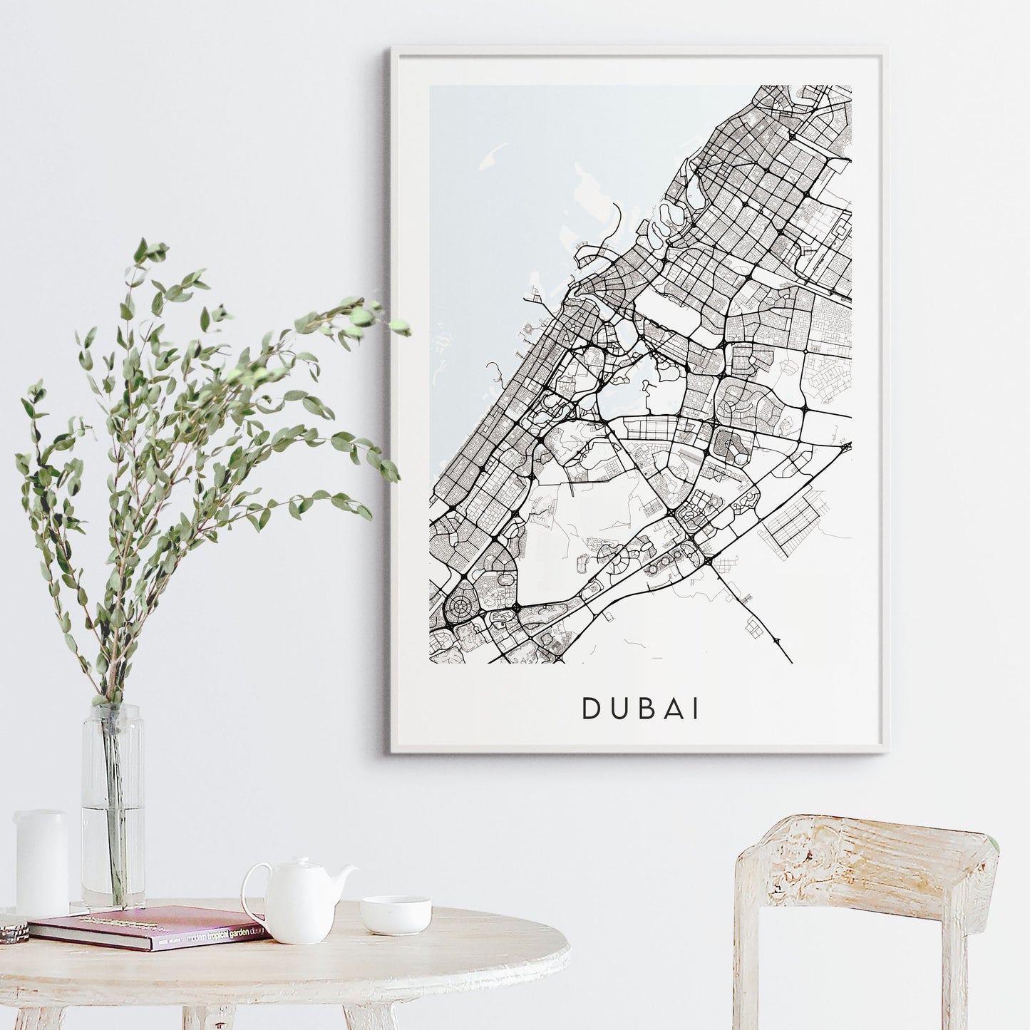 Dubai Map Print - United Arab Emirates