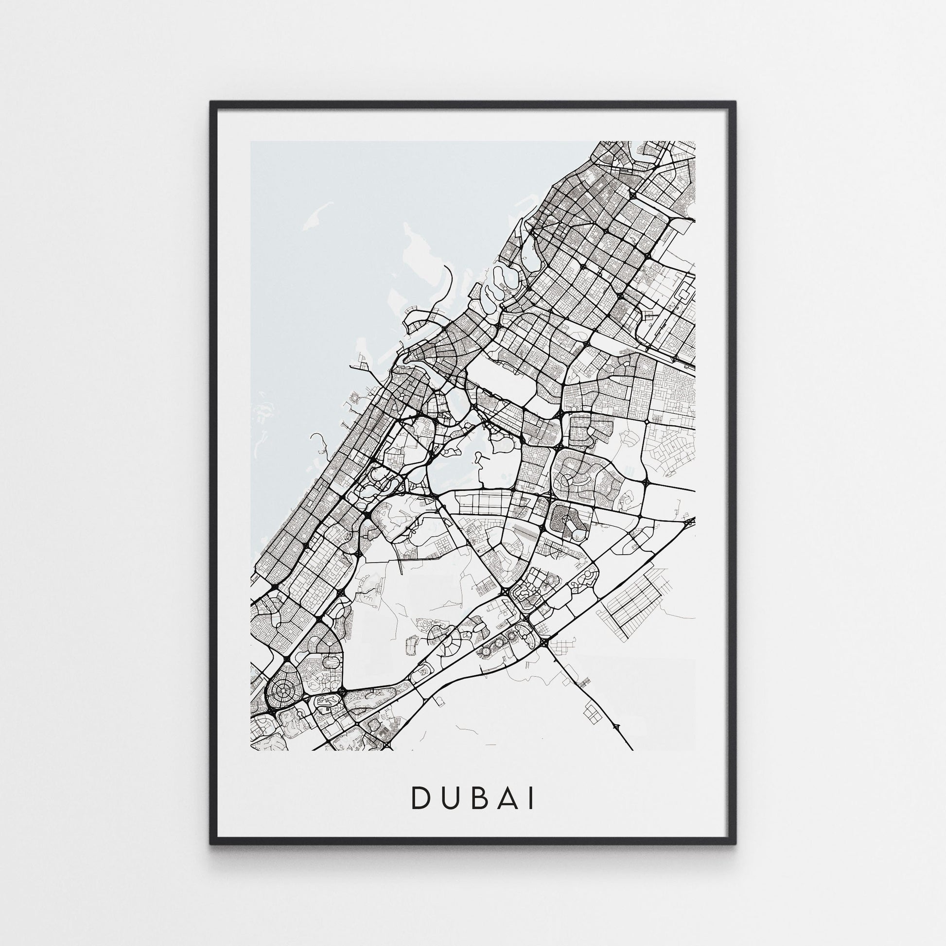 Dubai Map Print - United Arab Emirates