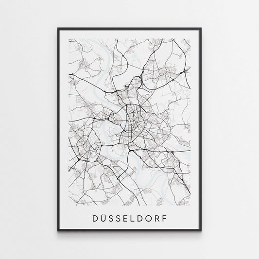 Dusseldorf Map Print - Germany