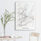 Geneva Map Print - Switzerland