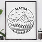 Glacier National Park Poster - Montana Print