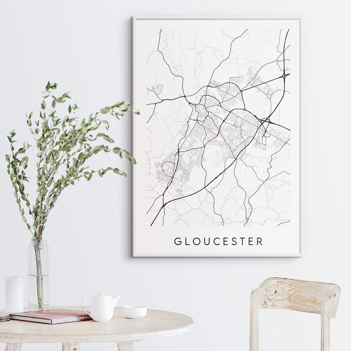 Gloucester Map Print