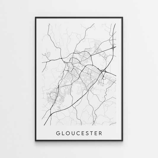 Gloucester Map Print