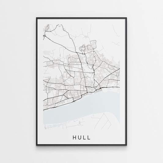 Hull Map Print - Kingston upon Hull