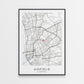 Liverpool FC Poster - Anfield Stadium Football Map