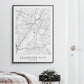 Leicester City Poster - Filbert Street Stadium Football Map