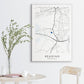 Reading FC Poster - Stadium Football Map
