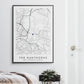 West Brom Poster - The Hawthorns Stadium Football Map