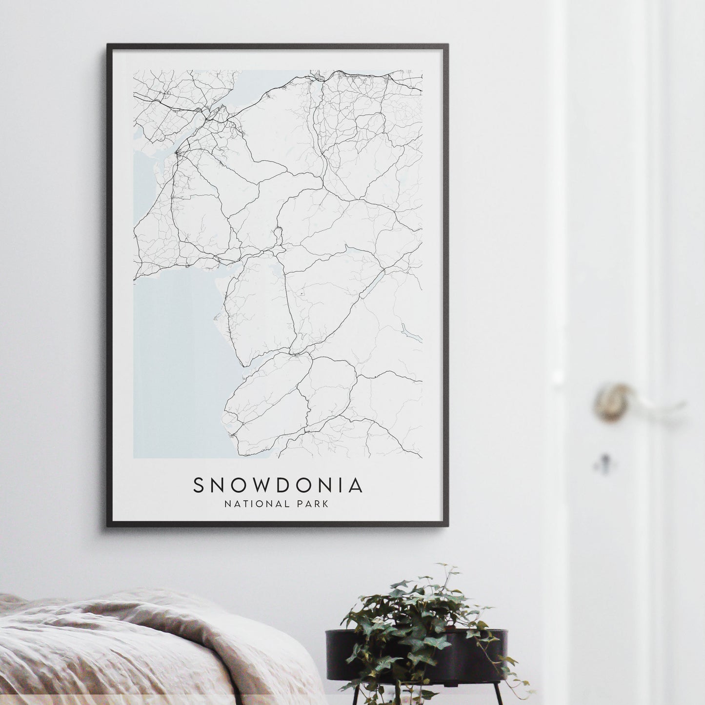 Snowdonia National Park Map Print - Wales