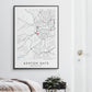 Bristol City Poster - Ashton Gate Stadium Football Map