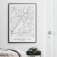 Leeds United Poster - Elland Road Stadium Football Map