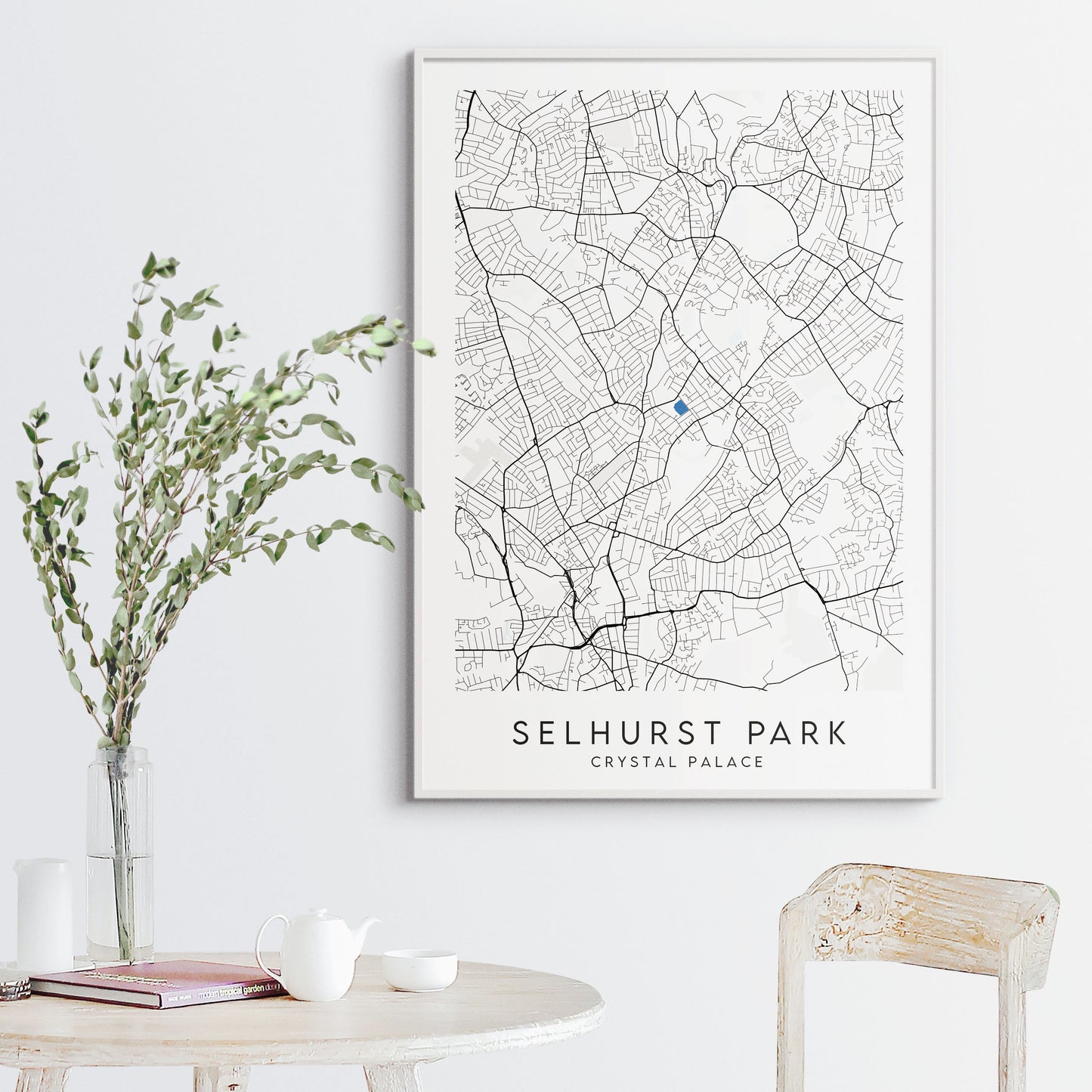 Crystal Palace Poster - Selhurst Park Stadium Football Map