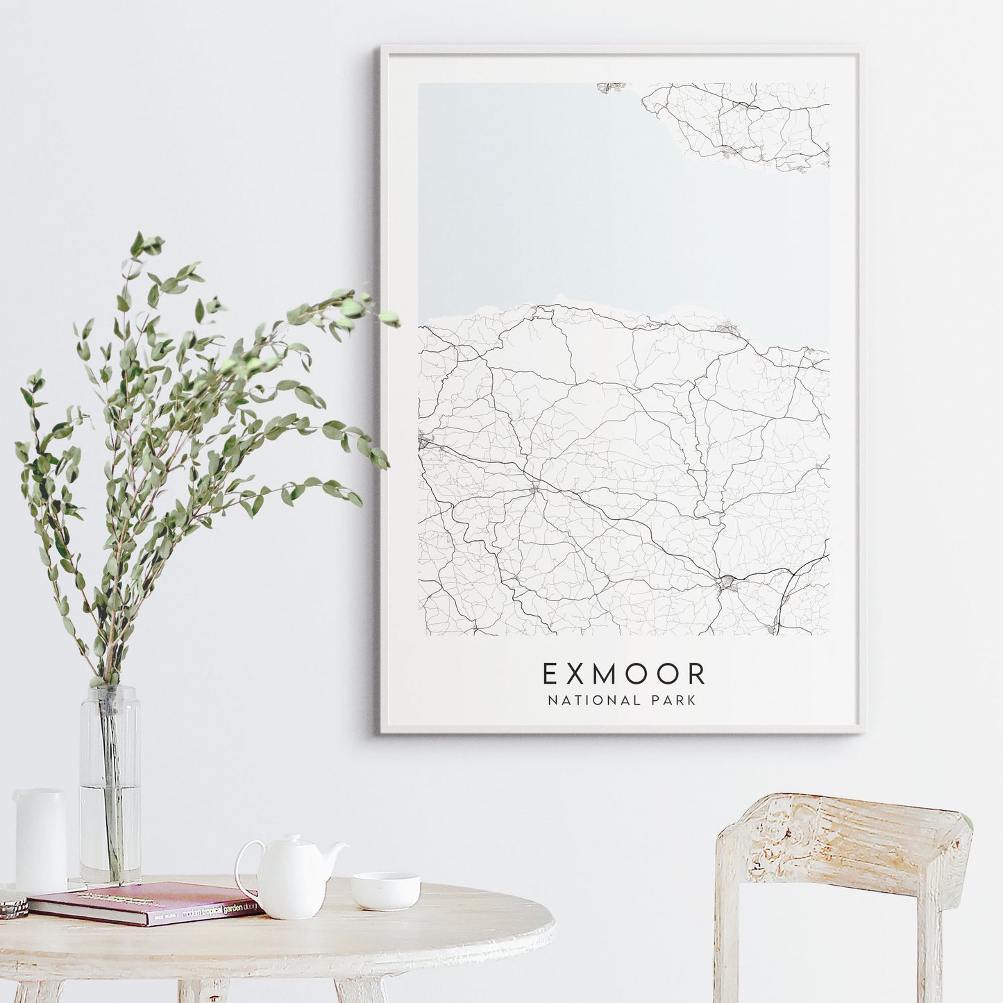 Exmoor National Park Map Print