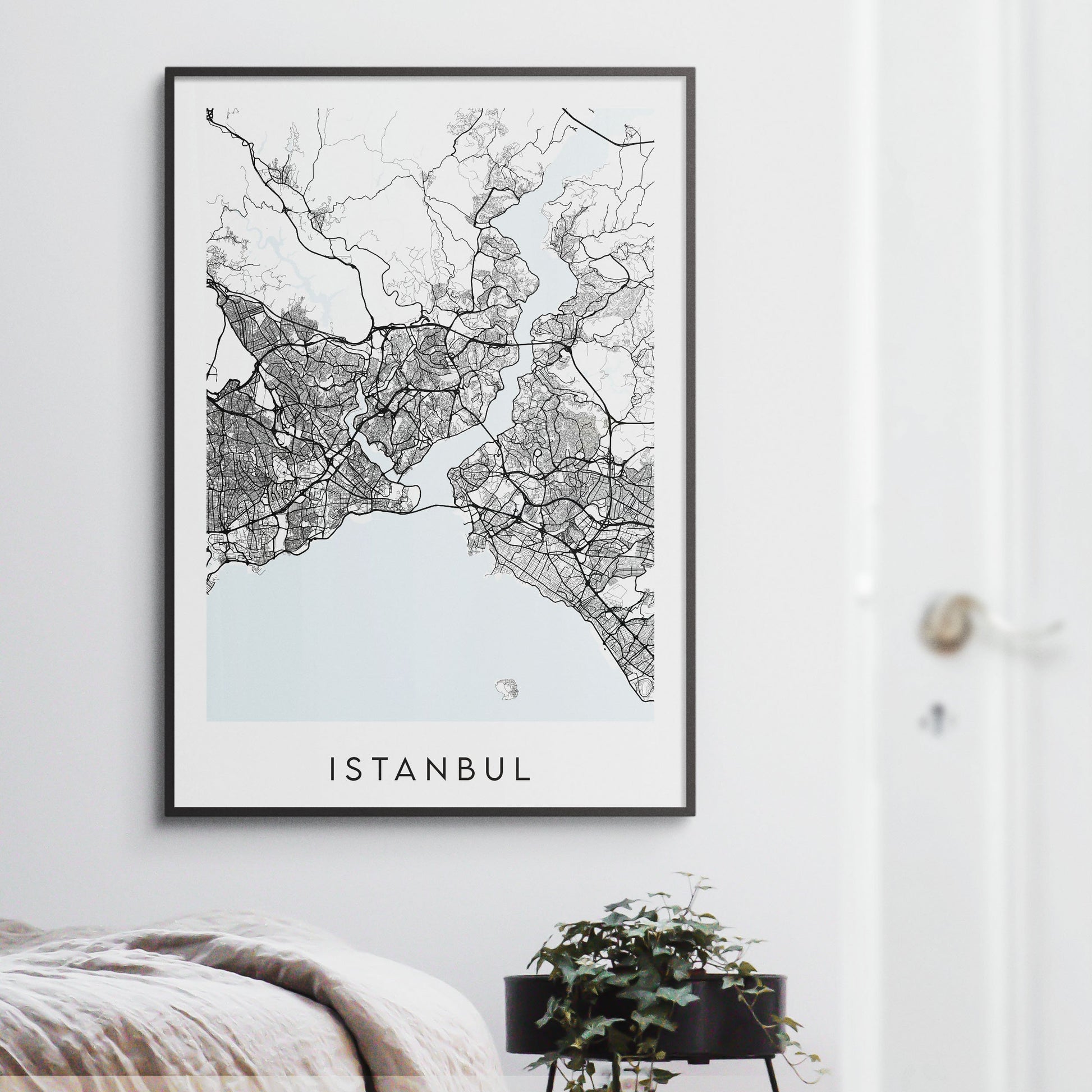 Istanbul Map Print - Turkey