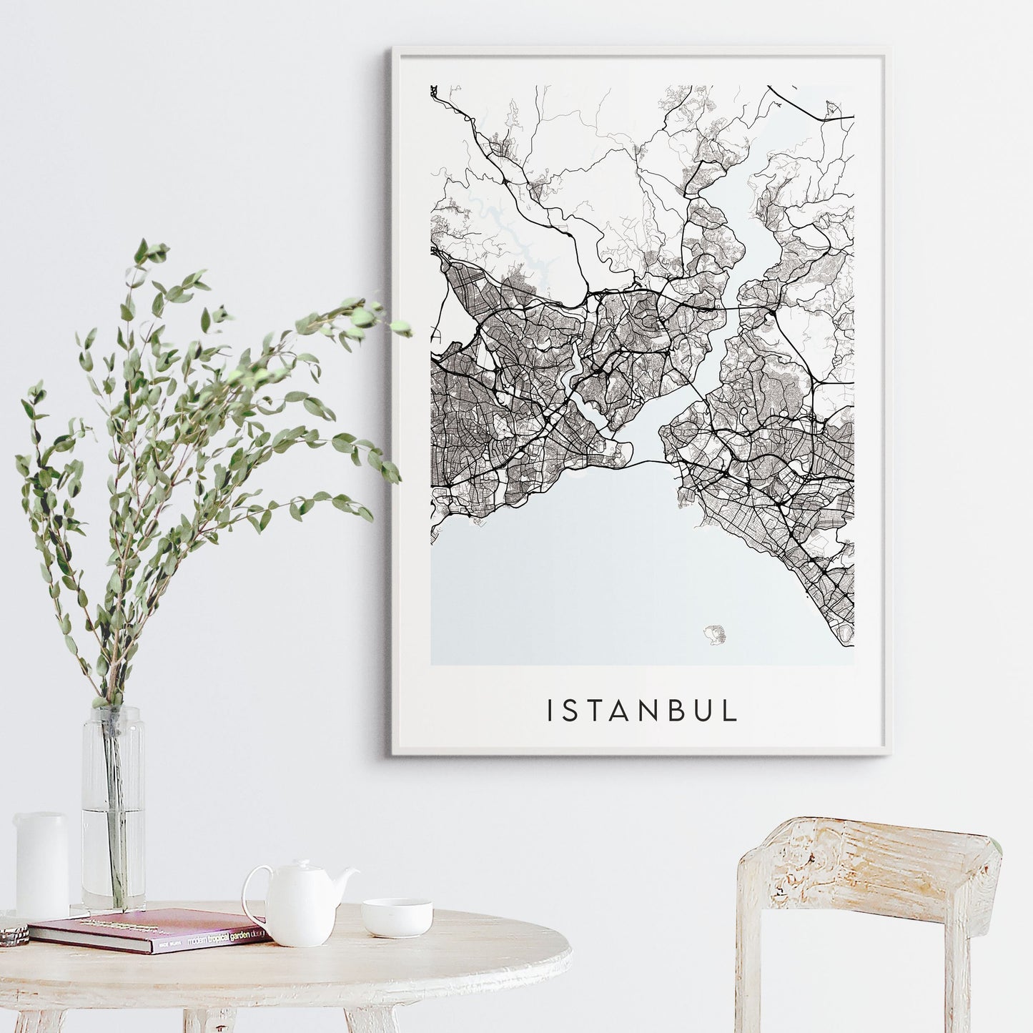 Istanbul Map Print - Turkey