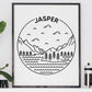 Jasper National Park Poster - Alberta, Canada Print
