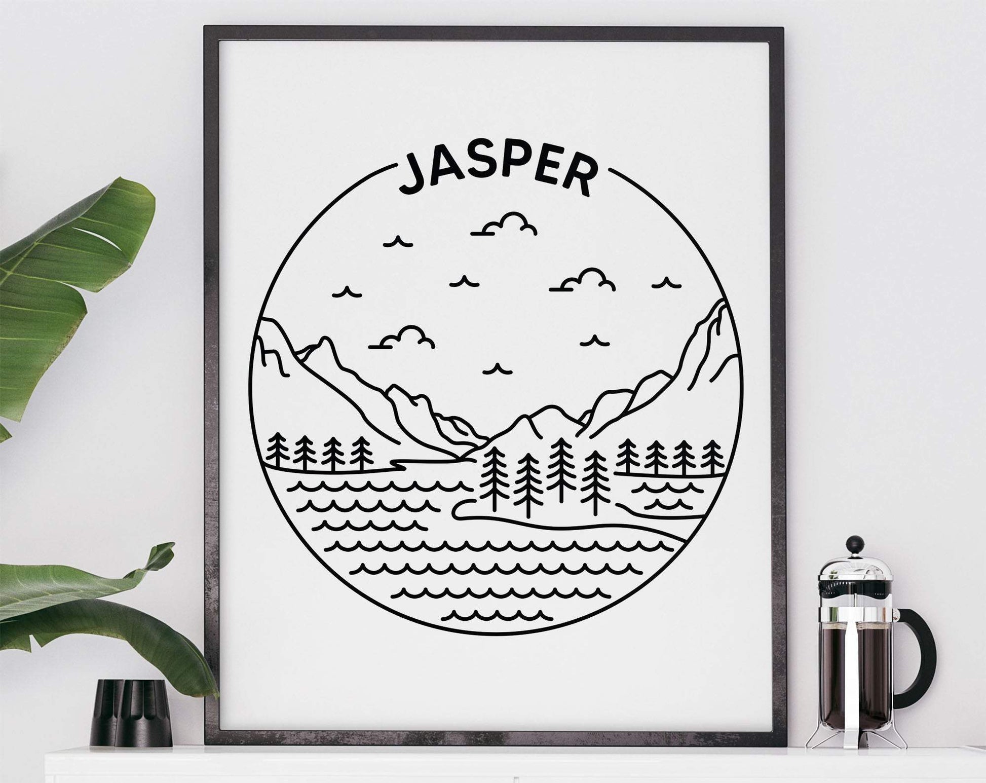 Jasper National Park Poster - Alberta, Canada Print